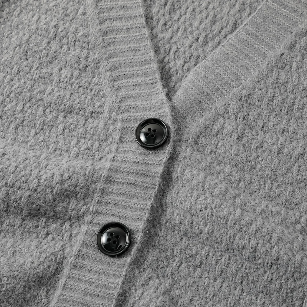 The Elston Men's V Neck Knit Button Up Cardigan