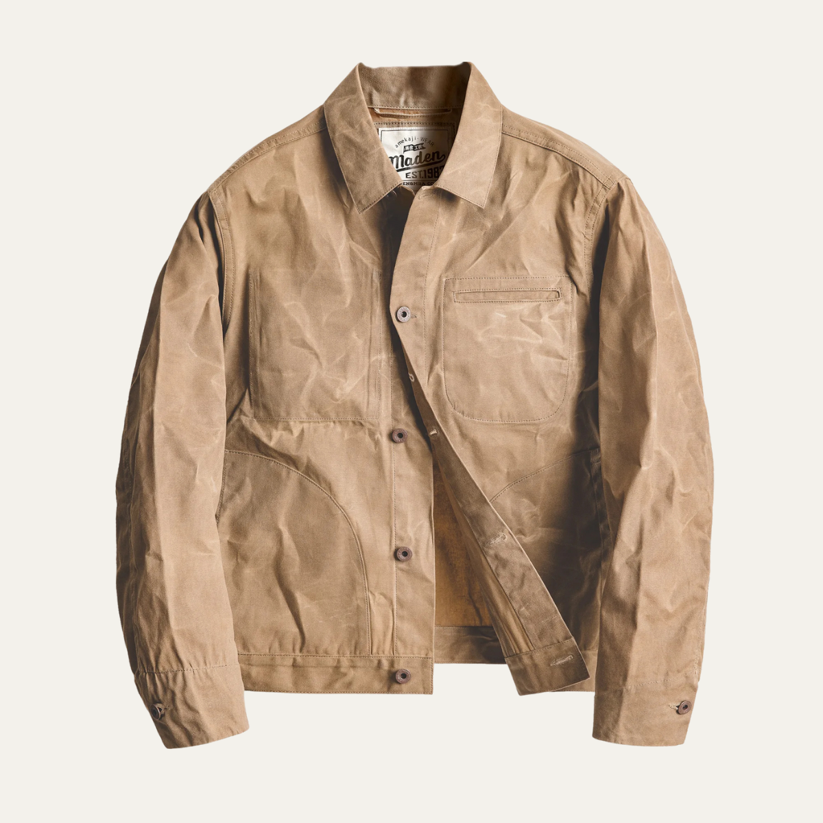 The Wrexham Men’s Vintage Canvas Windproof Jacket
