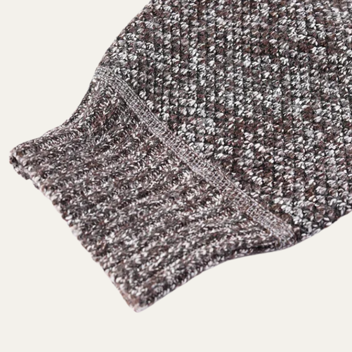 The Cherasco Men's Cotton Zip Up Knitted Cardigan with Inner Lining