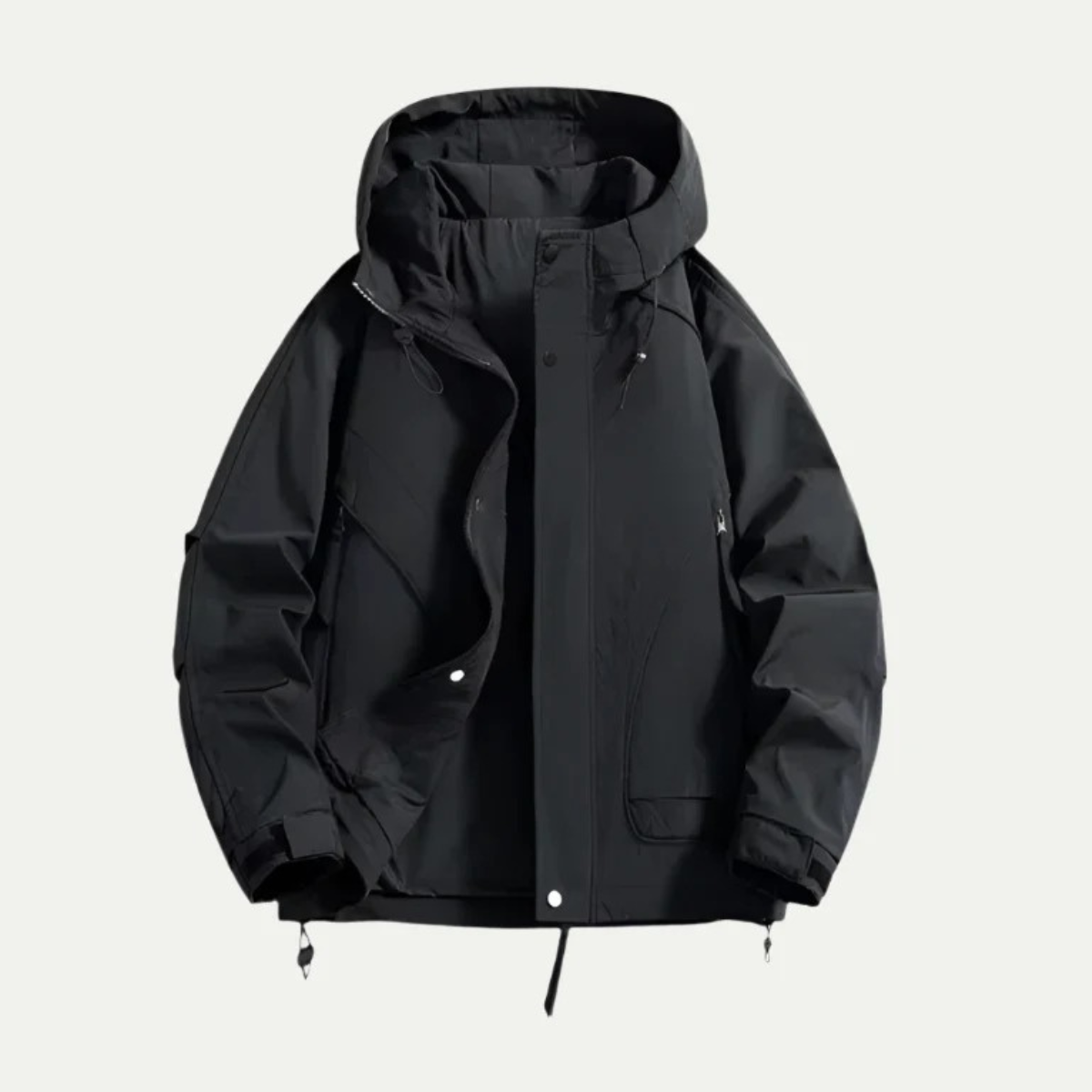 The New York Men's Waterproof Windbreaker - Lightweight Hooded Jacket