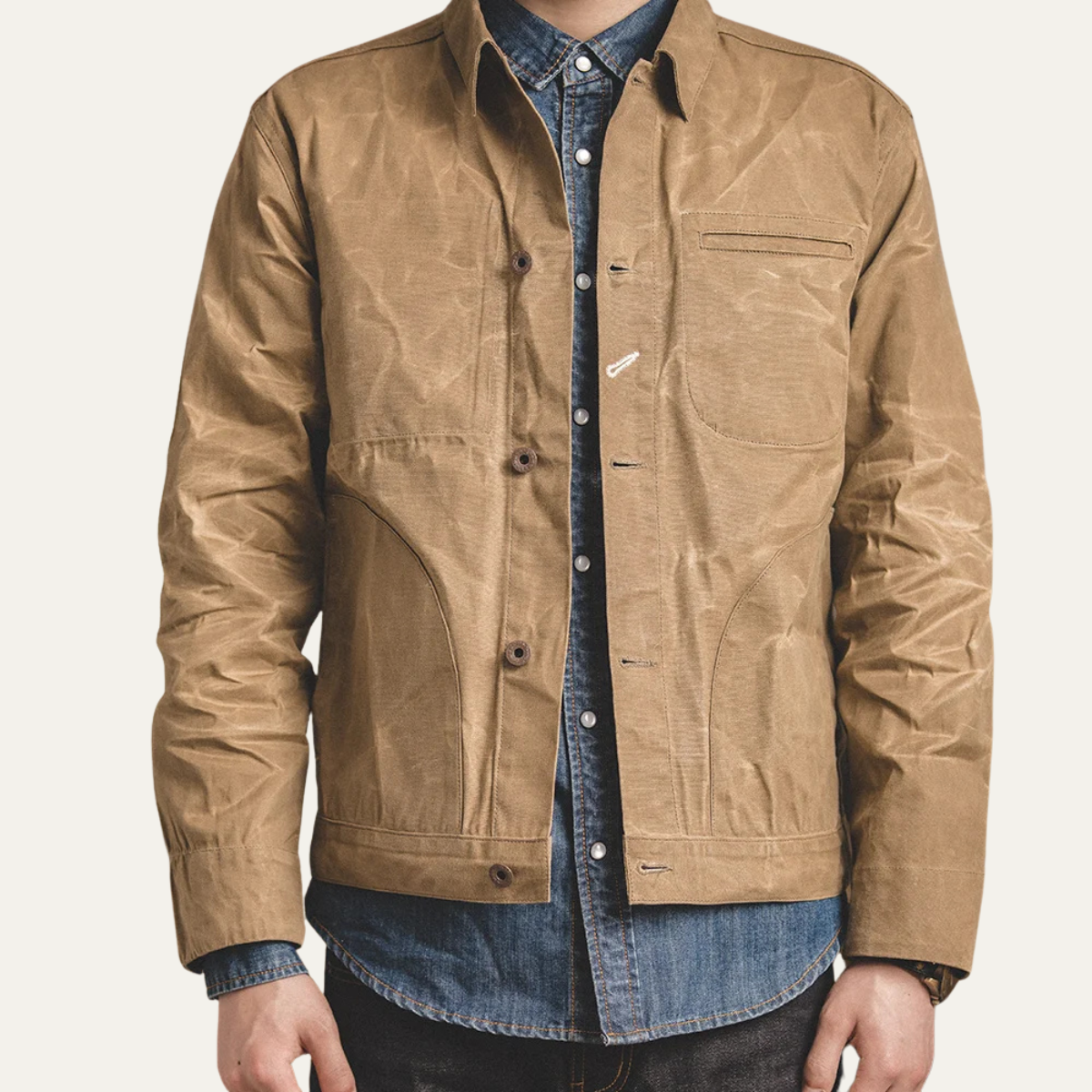 The Wrexham Men’s Vintage Canvas Windproof Jacket