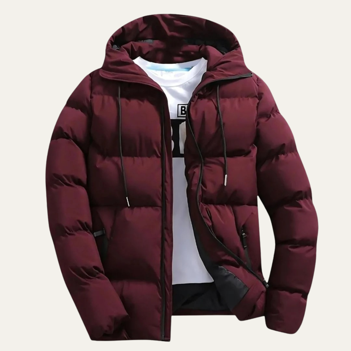 The Edinburgh Men's Waterproof Parka - Hooded Puffer Winter Jacket