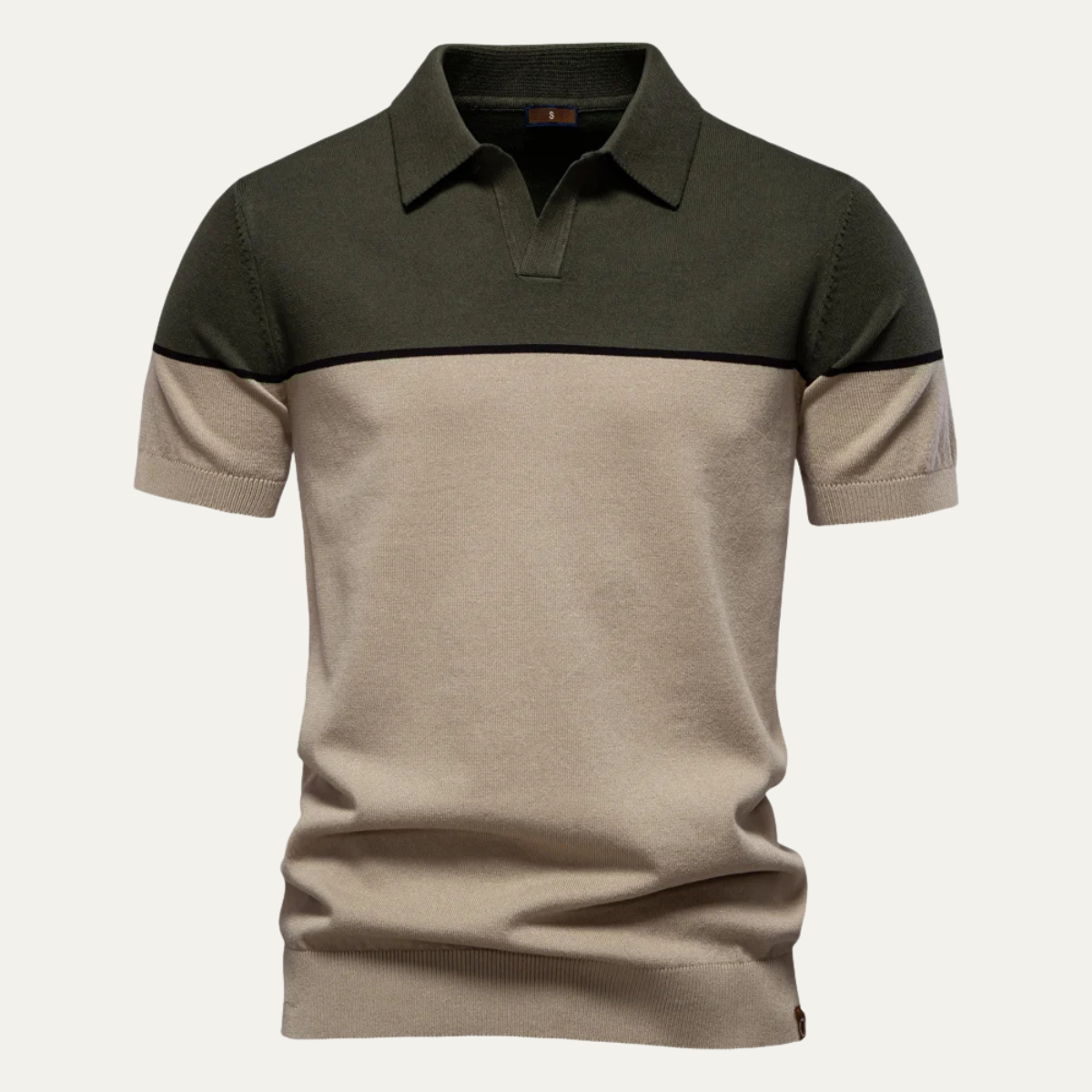 The Leicester Men’s Casual Contrast Golf Polo Shirt