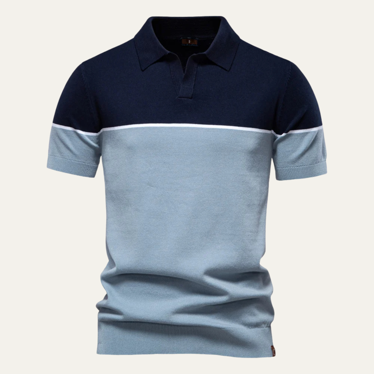 The Leicester Men’s Casual Contrast Golf Polo Shirt