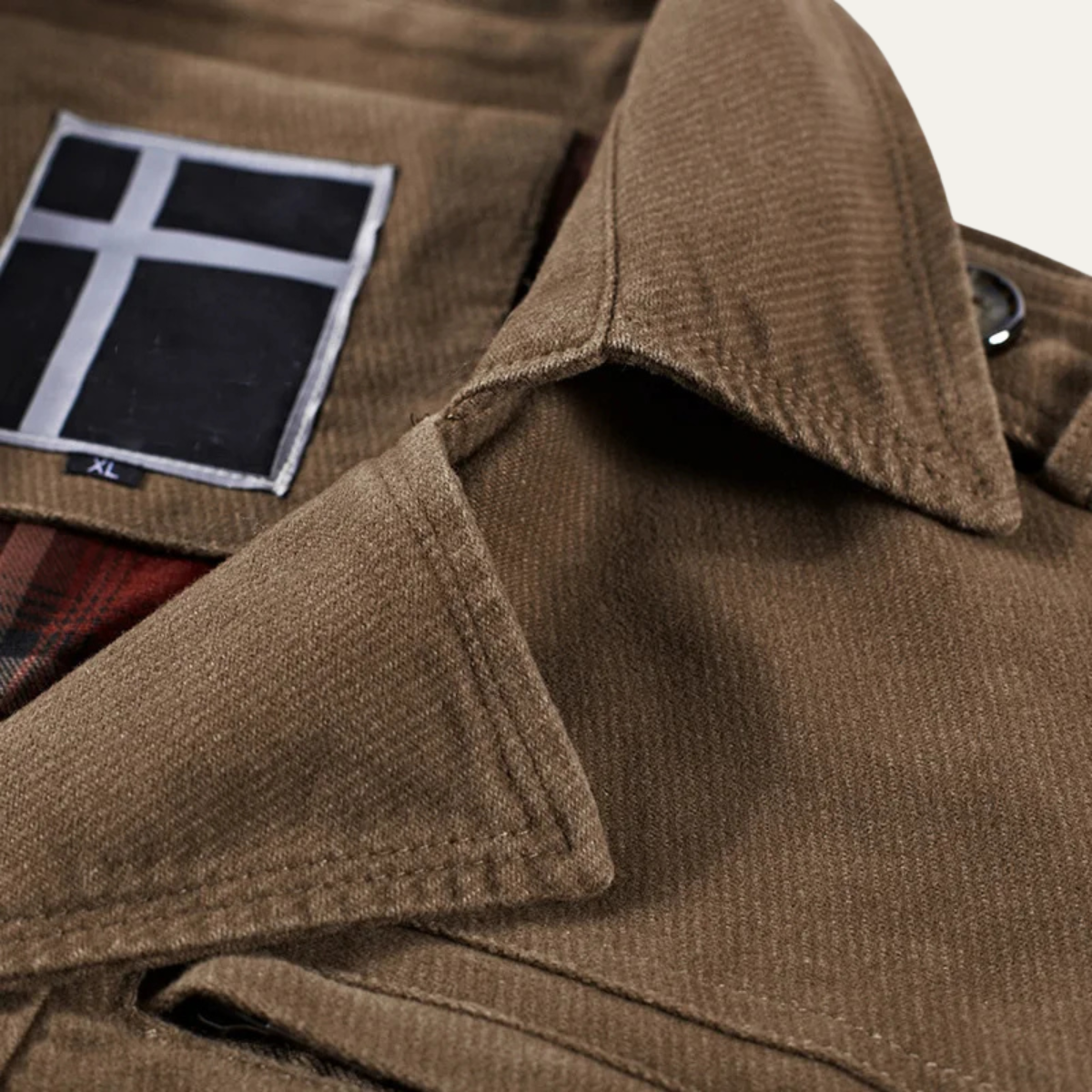 The Appiano Men’s Winter Wool Jacket with Plaid Lining and Double Breasted Design