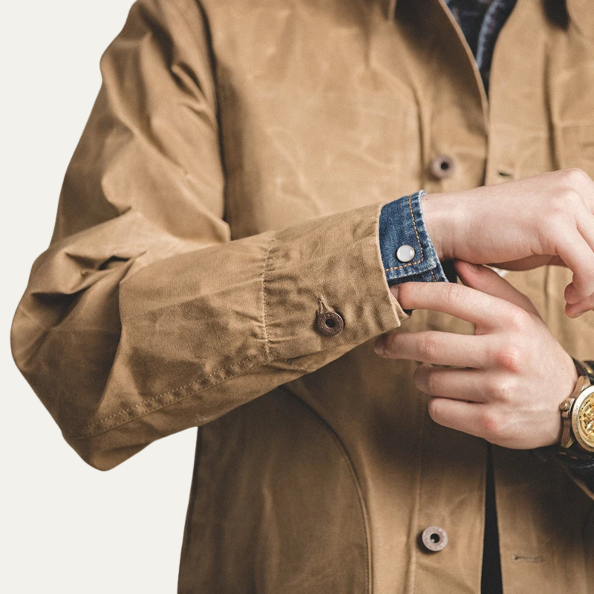 The Wrexham Men’s Vintage Canvas Windproof Jacket