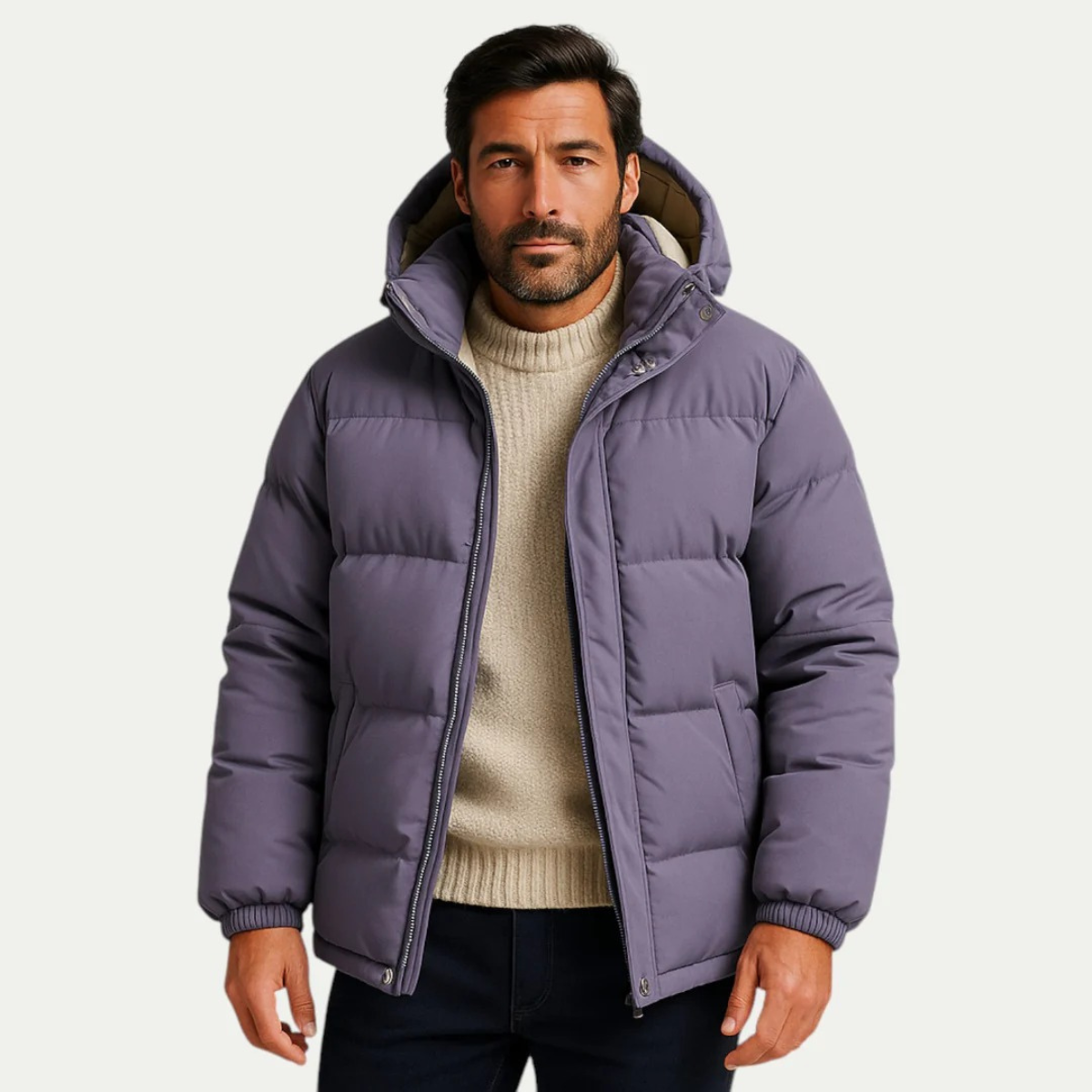 The Berlin Men's Hooded Puffer Jacket - Waterproof Down Parka