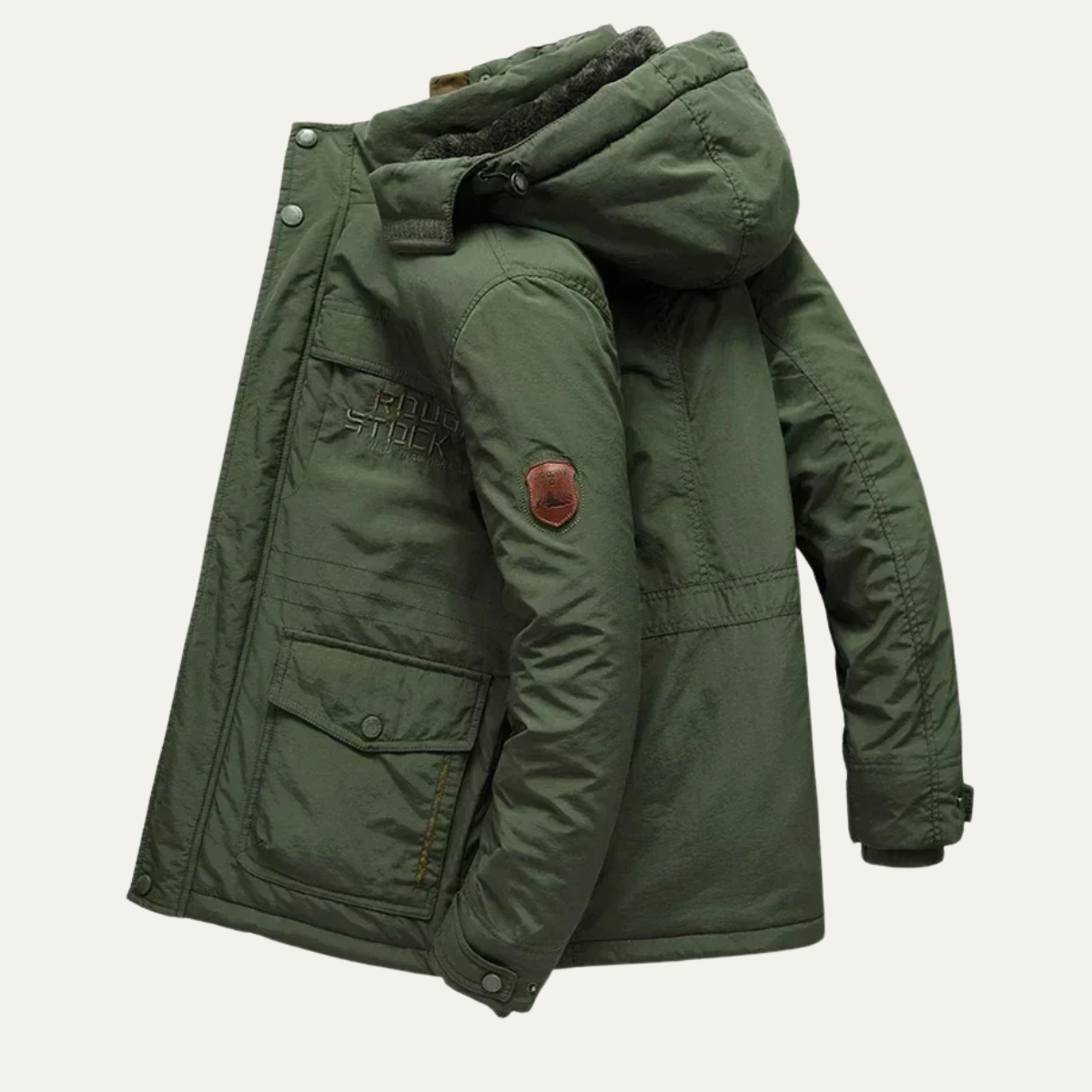 The Birmingham Men’s Fleece Lined Winter Parka Hooded Jacket