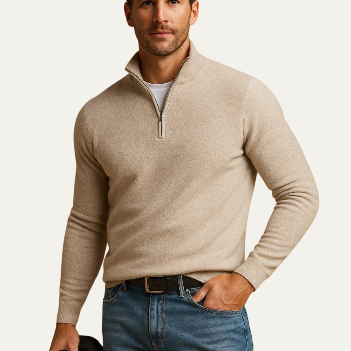 The Whitmore Quarter Zip Jumper