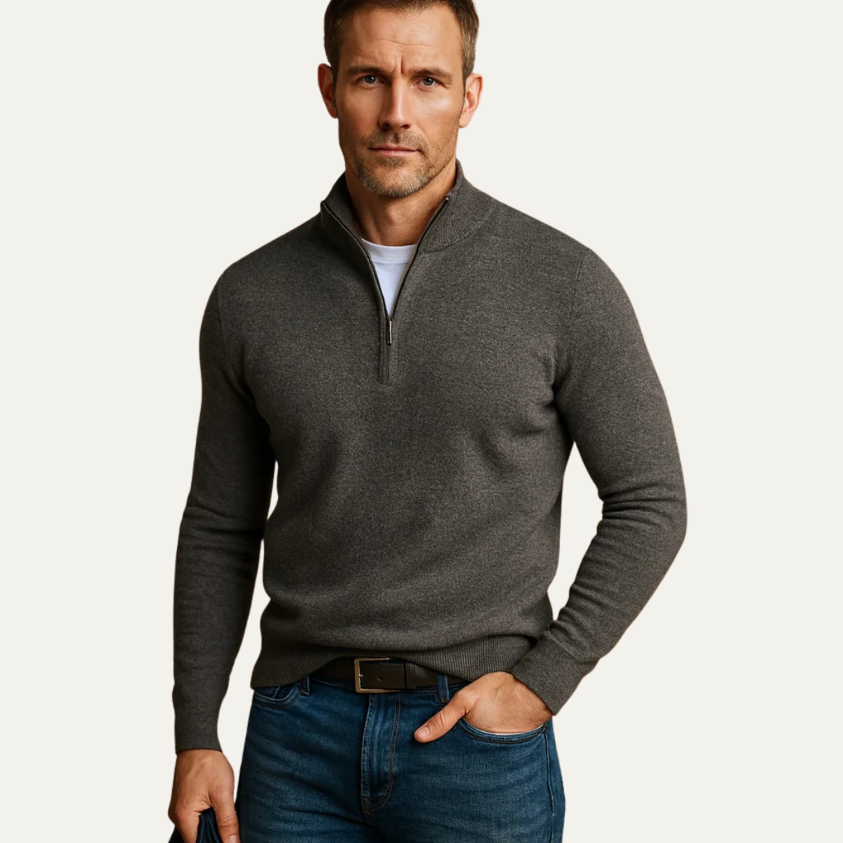The Whitmore Quarter Zip Jumper