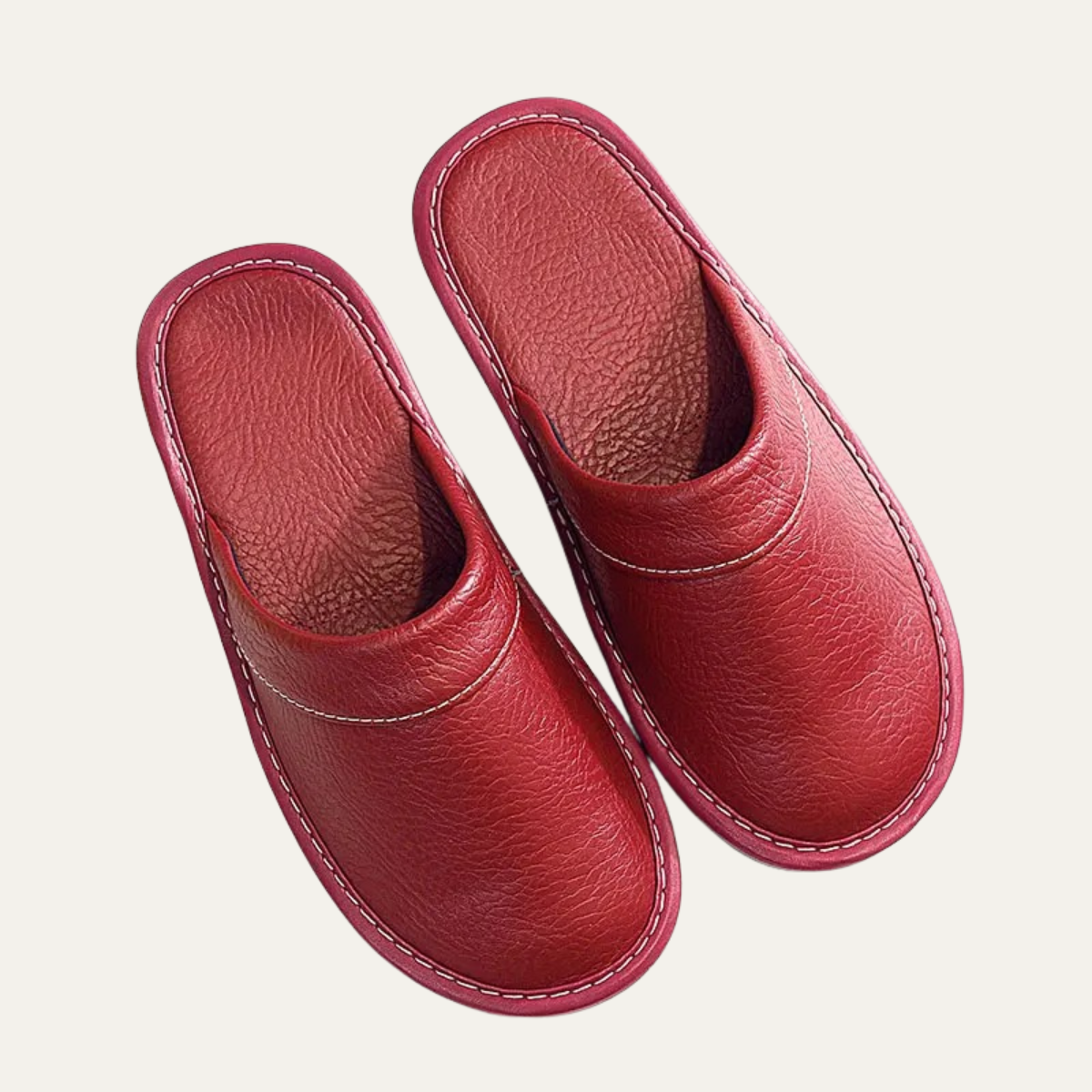 The Shaftesbury Men’s Soft Leather Indoor House Shoes