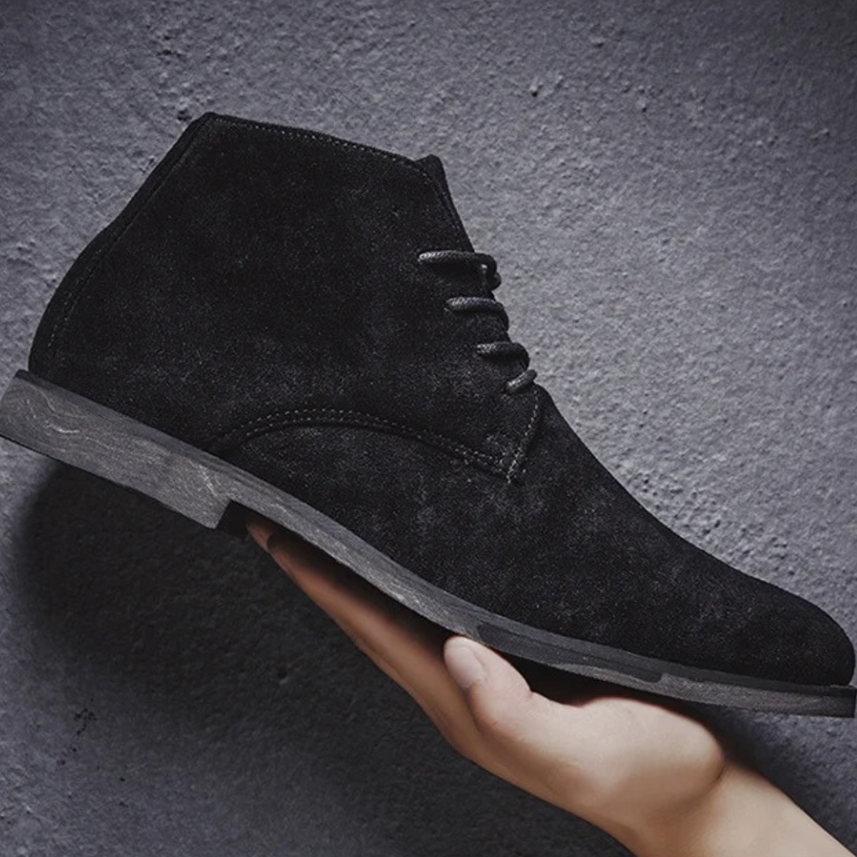 The Dockside Men’s Casual Suede Lace Up Ankle Boots