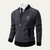 The Clapham Men's Embroidered Smart Knit Zip Cardigan
