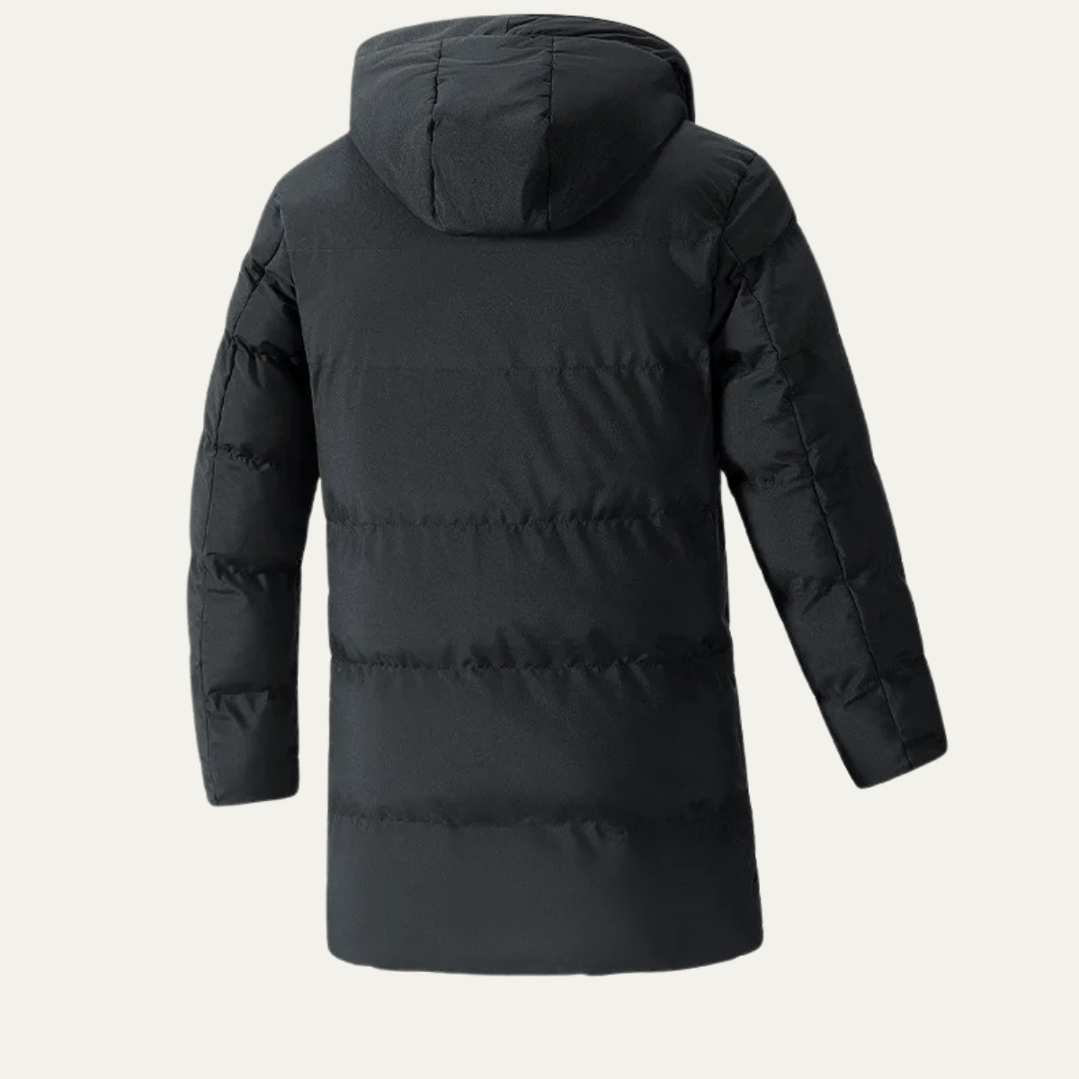 The Fulham Men’s Long Hooded Puffer Winter Jacket