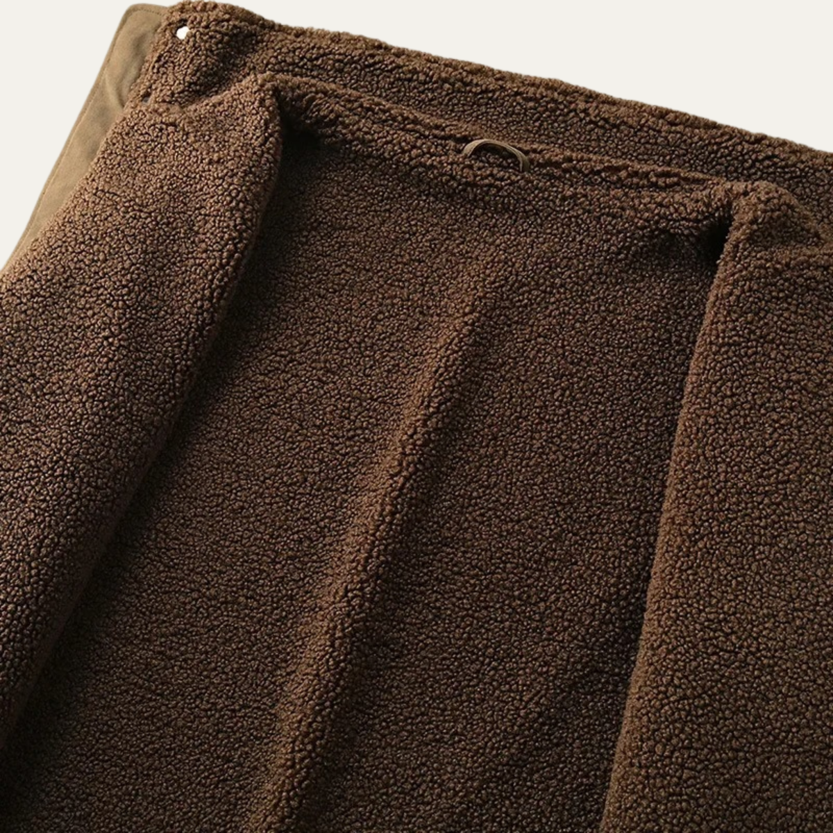 The Sandringham Men’s Warm Fleece Lined Vintage Brown Suede Jacket