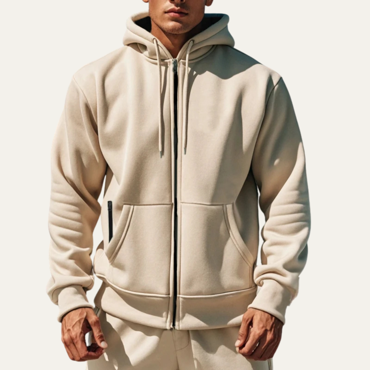 The Lerici Men’s Warm Casual Warm Zip Hoodie Jacket