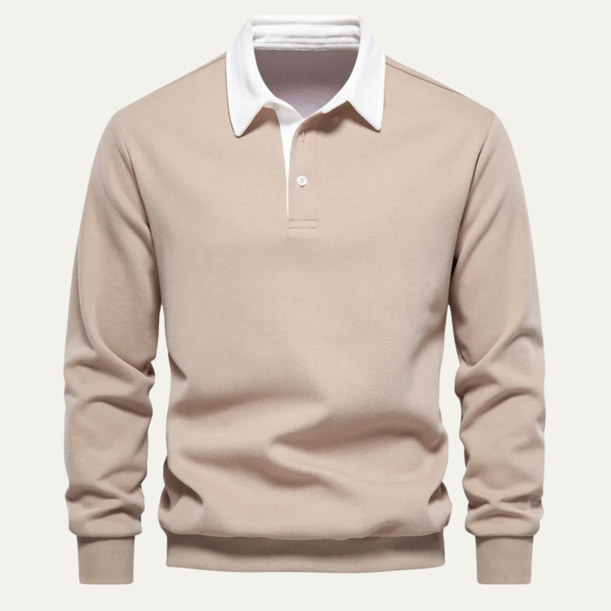 The Marlowe Men’s Casual Smart Polo Collar Jumper