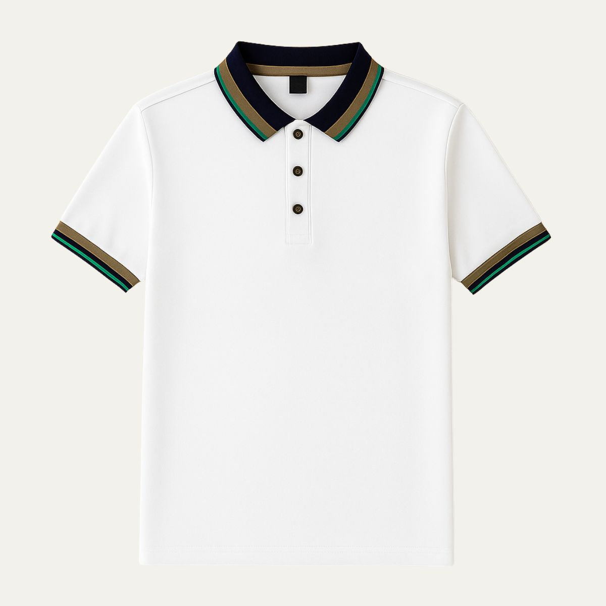 The Bellagio Striped Cotton Polo