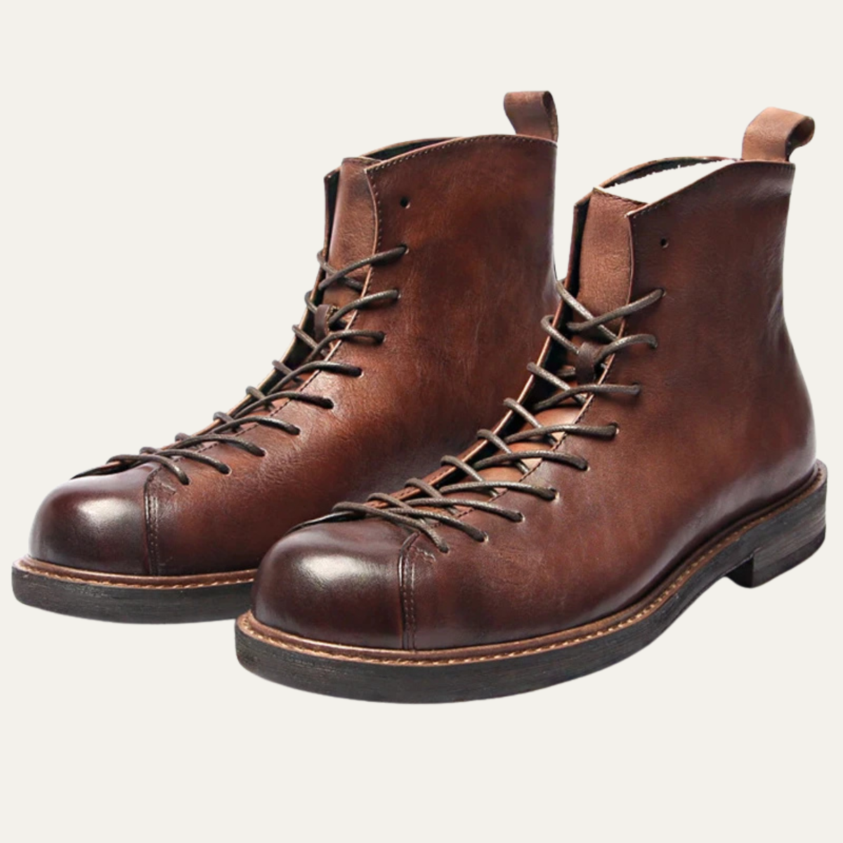 The Cranleigh Men's Outdoor Rustic Lace Up Leather Boots