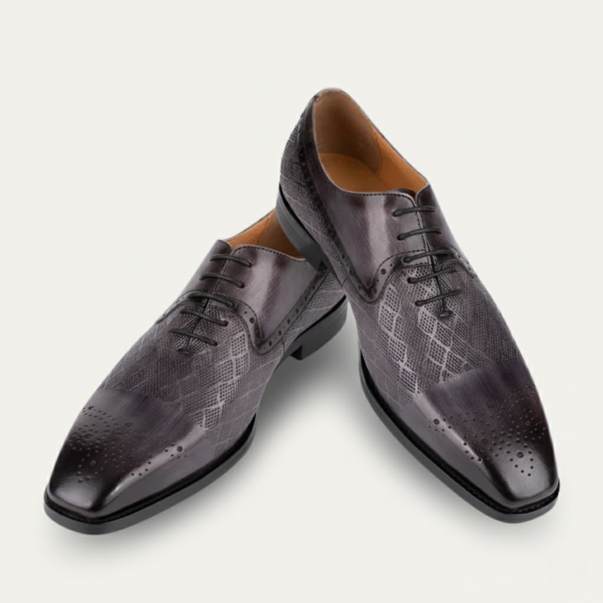 The Bolzano Men's Leather Dress Shoe – Lace Up Smart Shoe