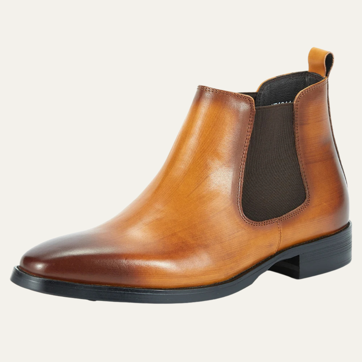 The Kirkwall Men's Polished Leather Smart Chelsea Boots