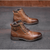 The Brescia Men’s Casual Vintage Leather Ankle Boots