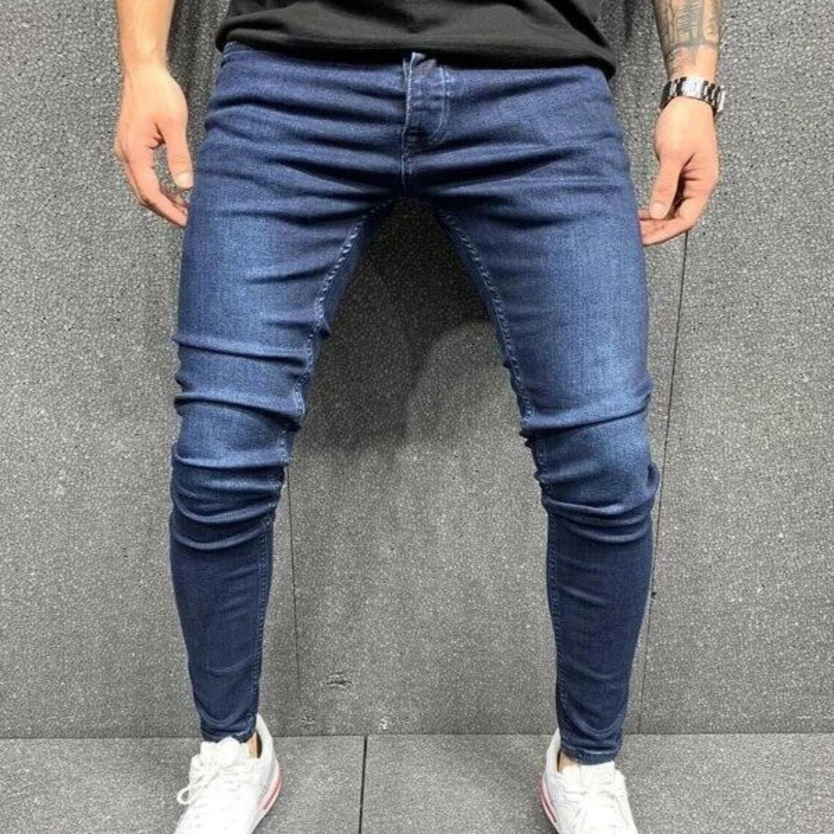 The Santiago Stretch Slim Fit Skinny Jeans for Men