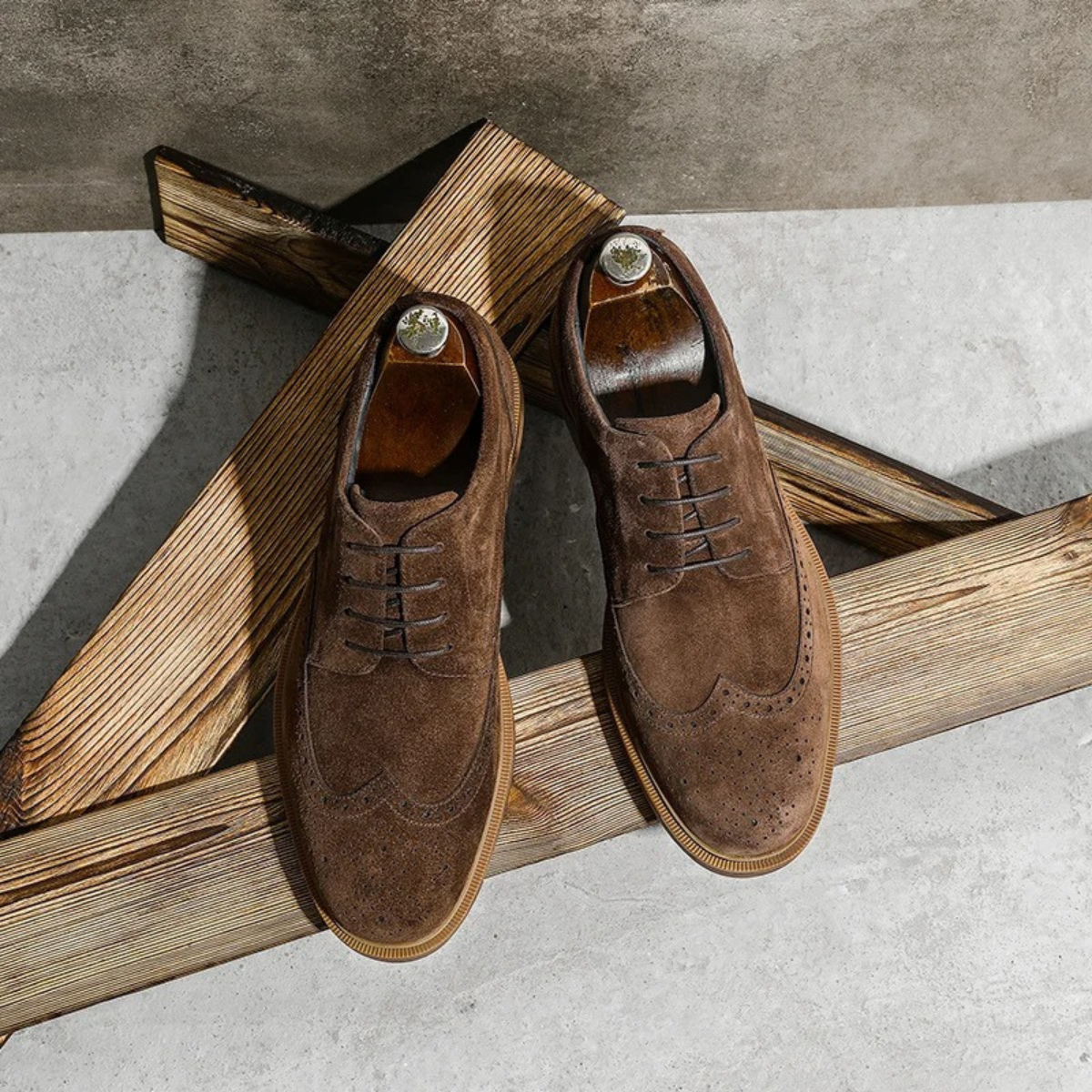 The Desenzano Men’s Suede Dress Shoe – Classic Casual Smart Shoe