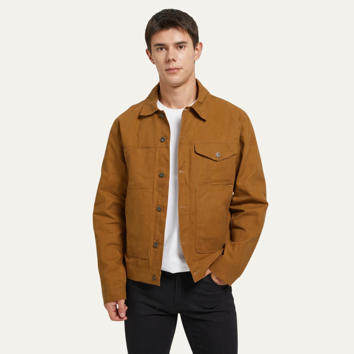 The Balmoral Men’s Retro Ranch Style Canvas Jacket