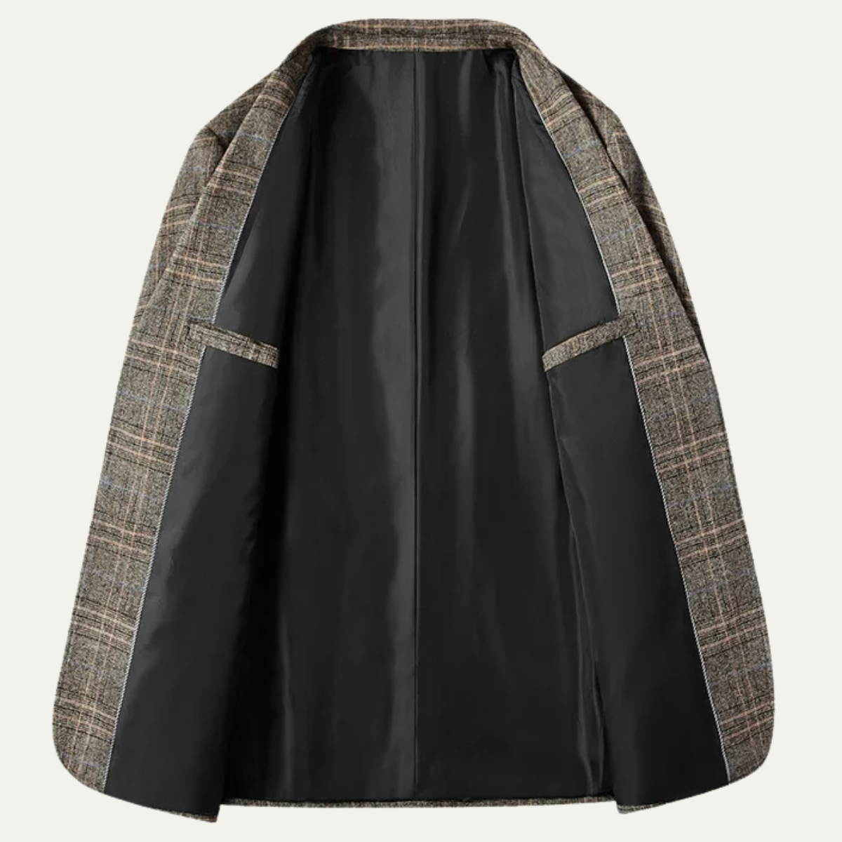 The Sarteano Men’s Classic Checked Slim Fit Plaid Blazer Jacket