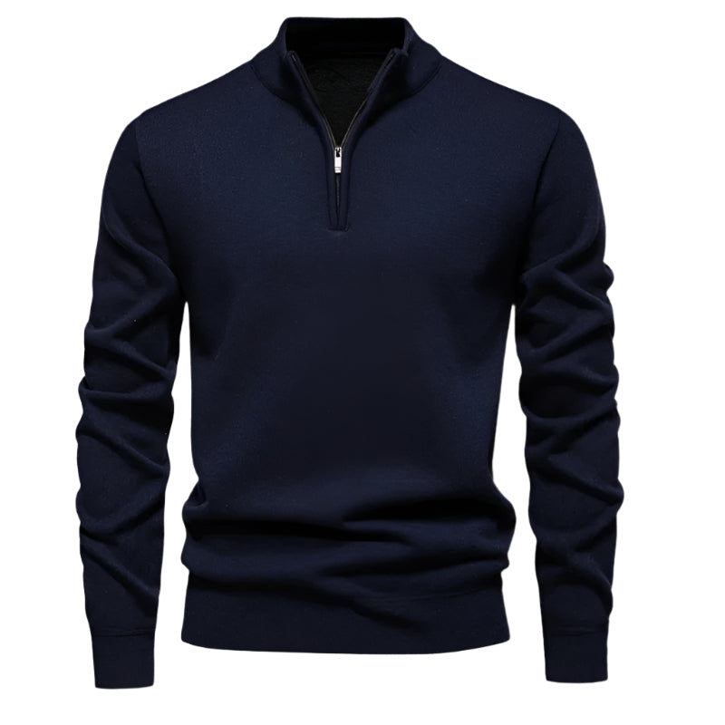 The Warwick Quarter Zip Jumper-The British Gentlemen