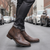 The Wildmere Men’s Vintage Ankle Brown Leather Boots