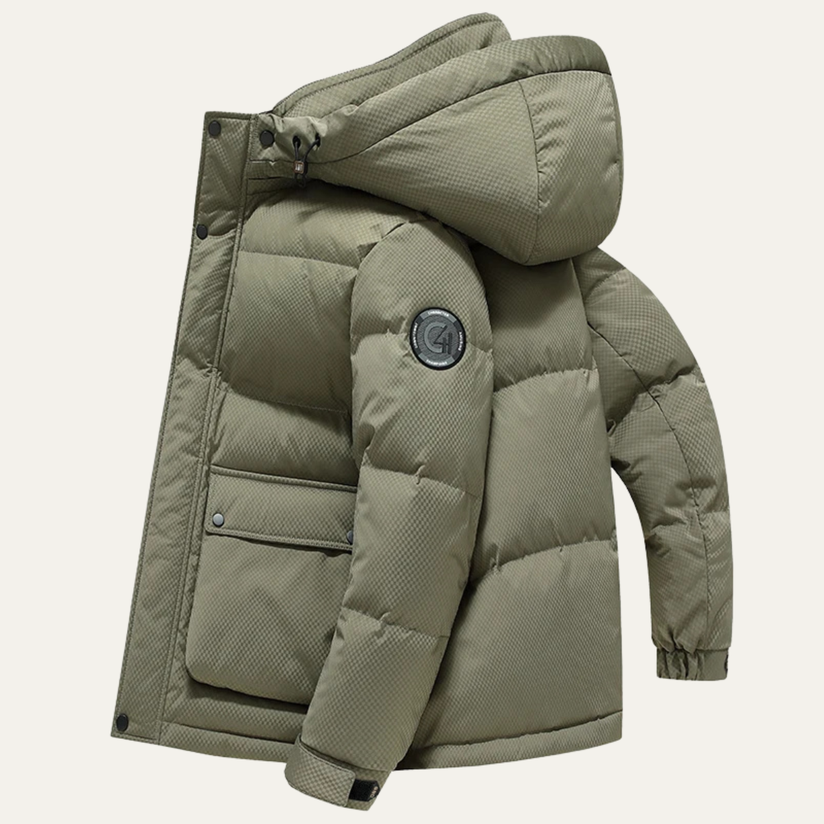 The Dunfermline Men’s Down Puffer Waterproof Hooded Jacket