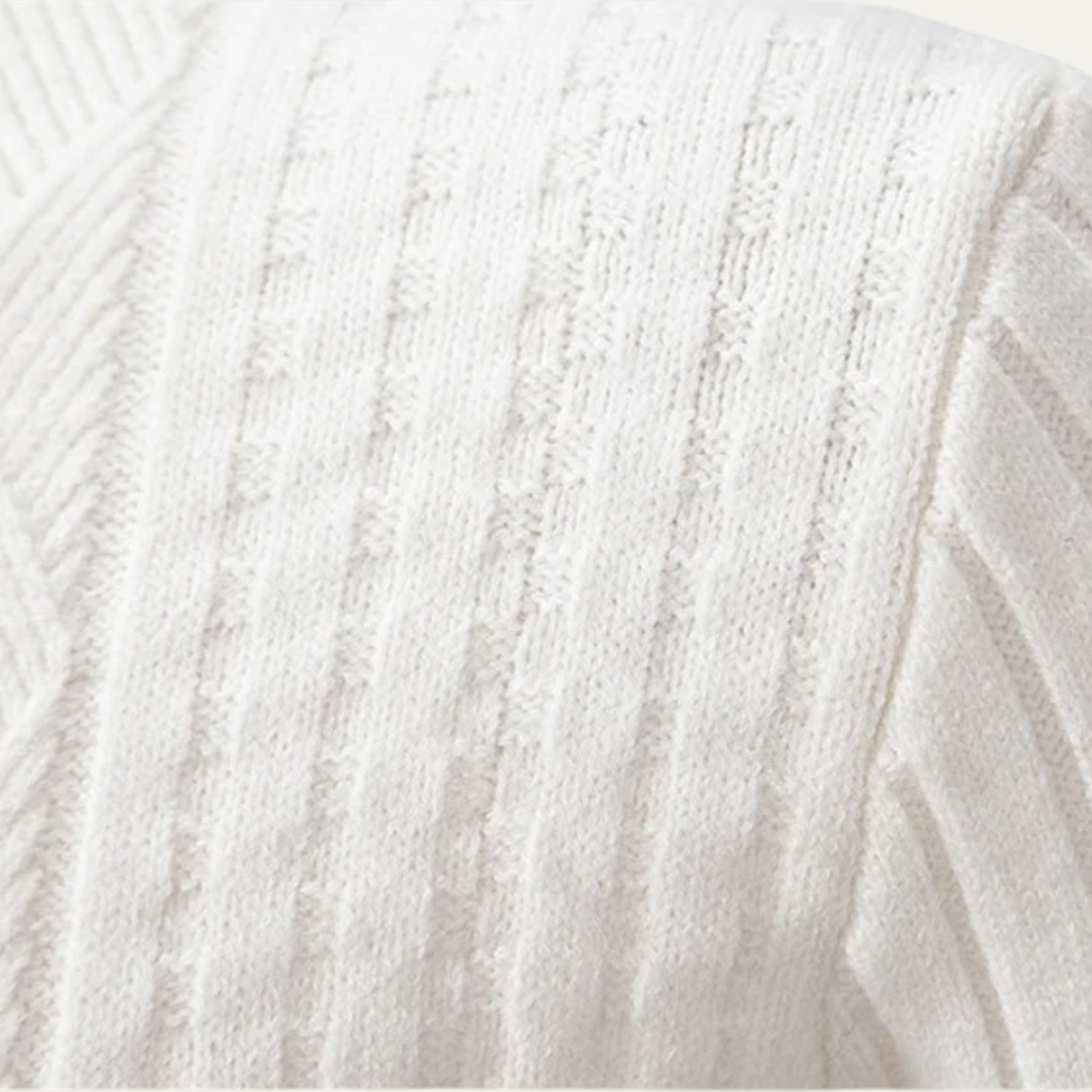 The Brunico Men’s Warm Slim Fit  Cable Knit Jumper