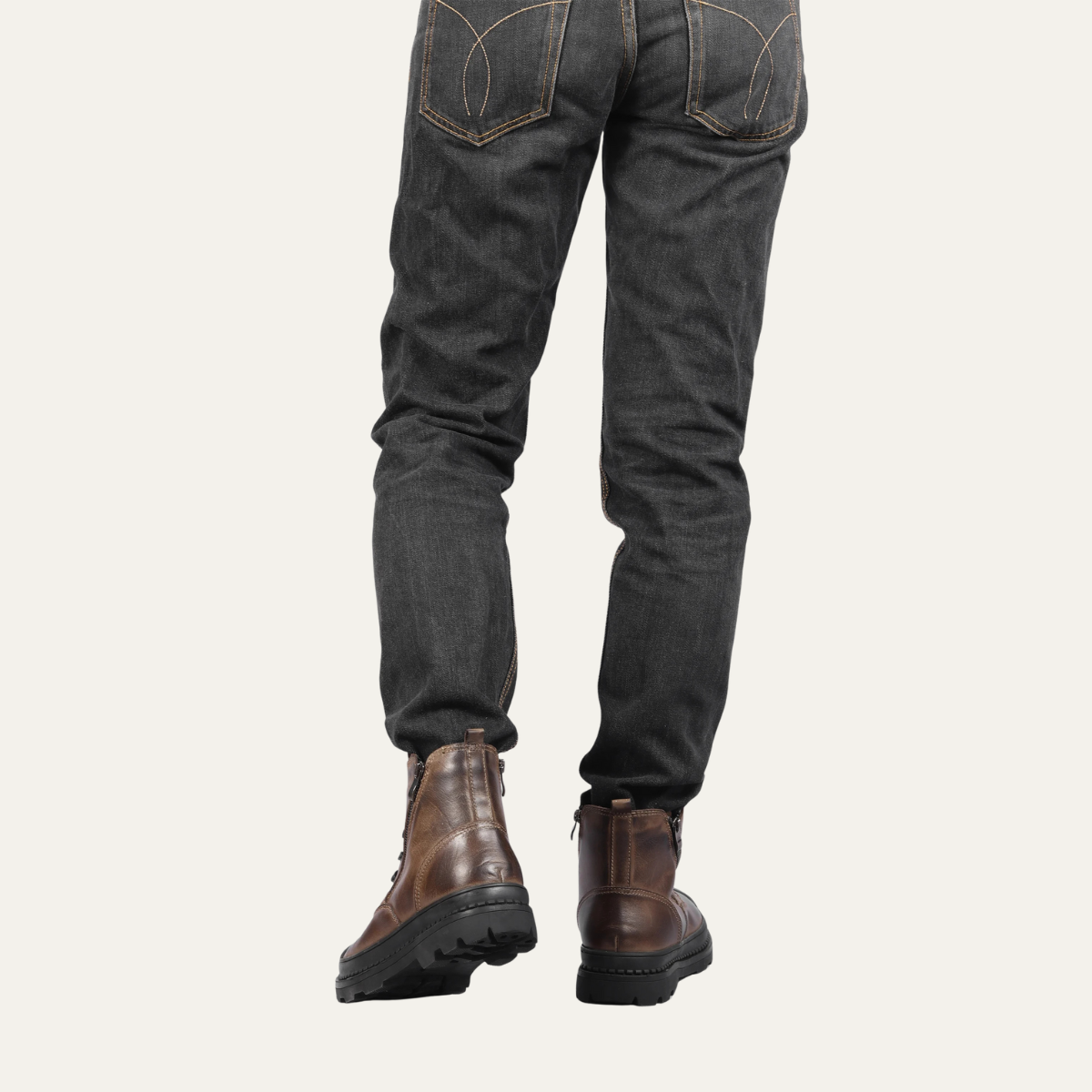 The Corvara Men’s Warm Fur Lined Leather Winter Ankle Boots