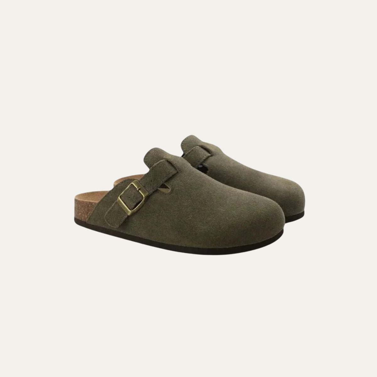 The Aristocrat Old Money Suede Clogs