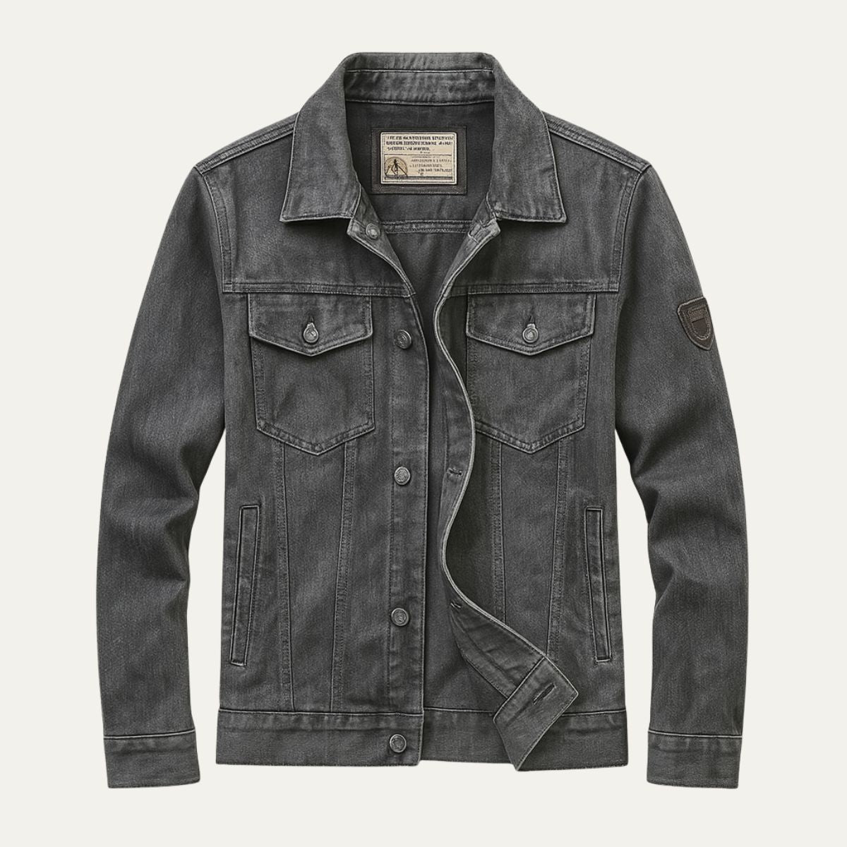 The Vintage Suede Cargo Jacket for Men — Lightweight Outdoor Style