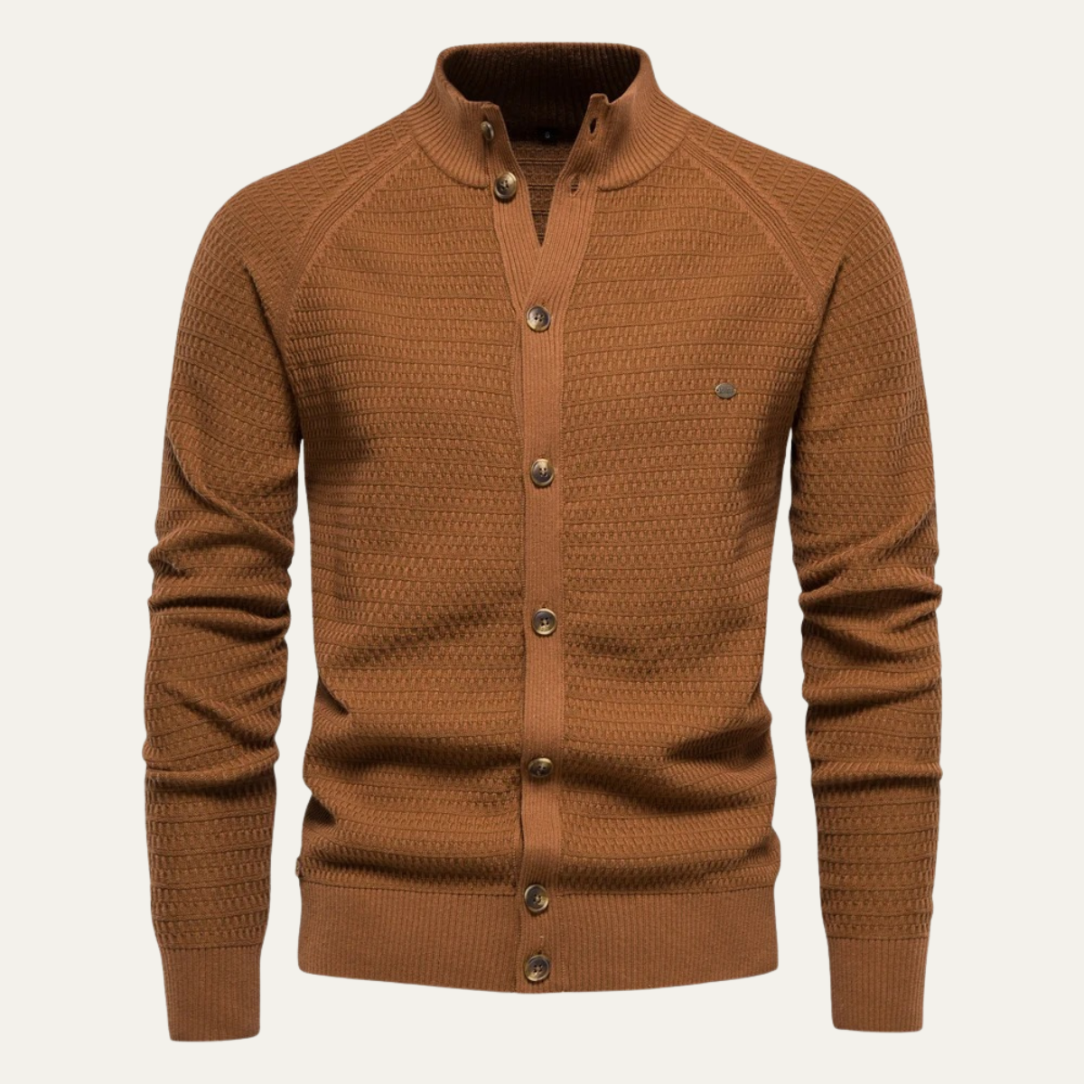 The Caernarfon Men's Casual Button Up Knitted Cardigan