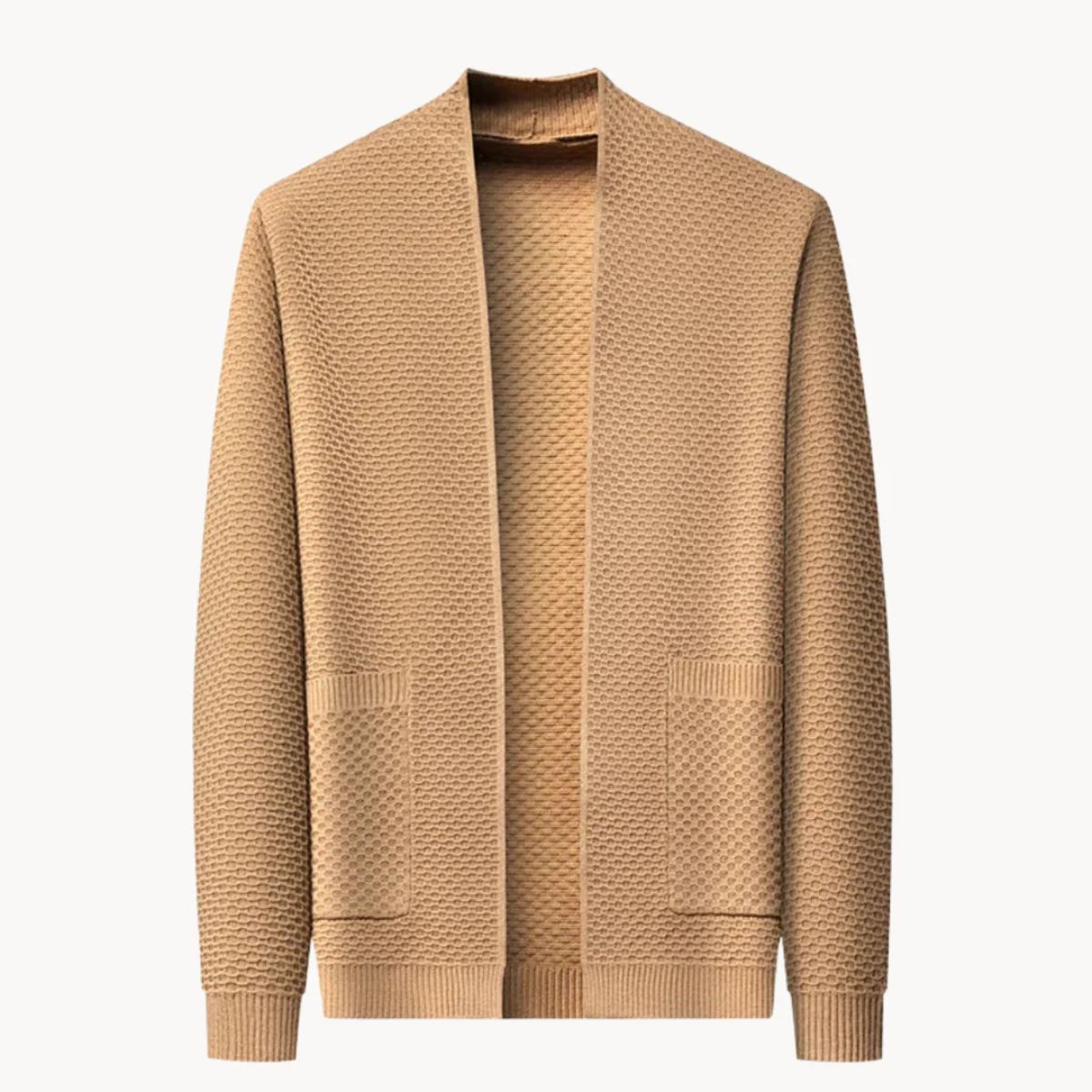The Oslo Knit Cardigan – Men’s Open Front Casual Jumper