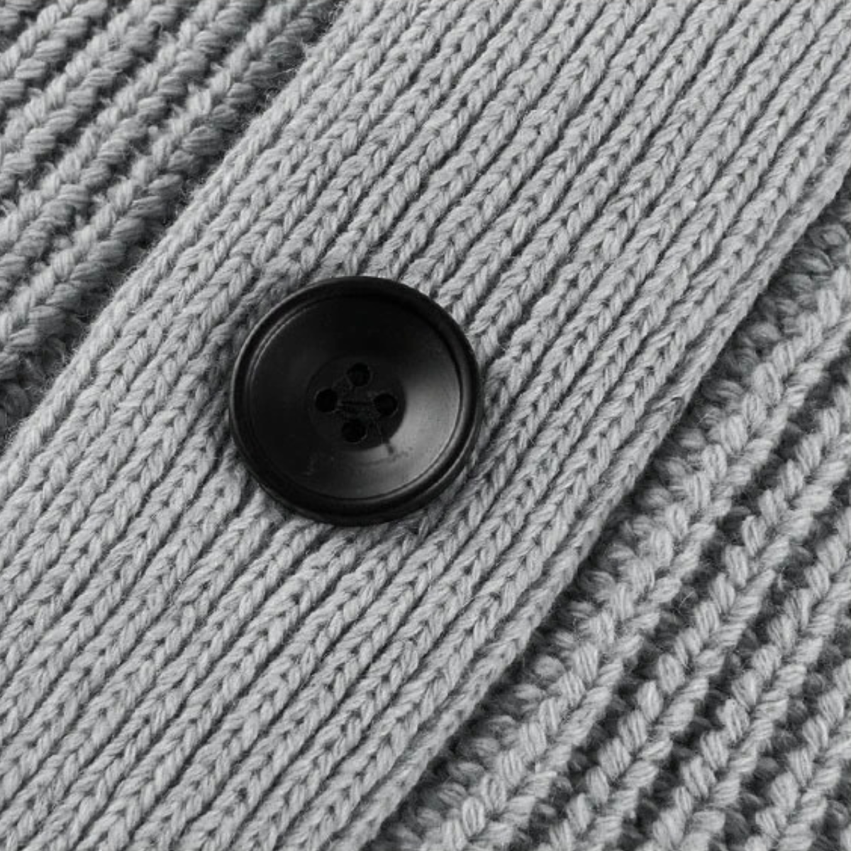 The Farnham Men’s Chunky Knit Shawl Collar Cardigan