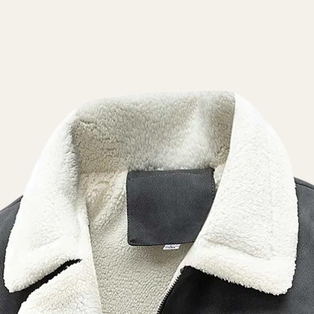 The Venezia Men’s Suede Winter Fleece Lined Aviator Jacket