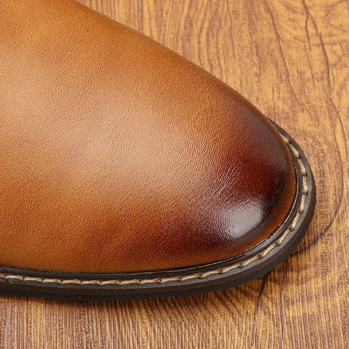 The Treviso Men’s Classic Slip On Leather Chelsea Boots