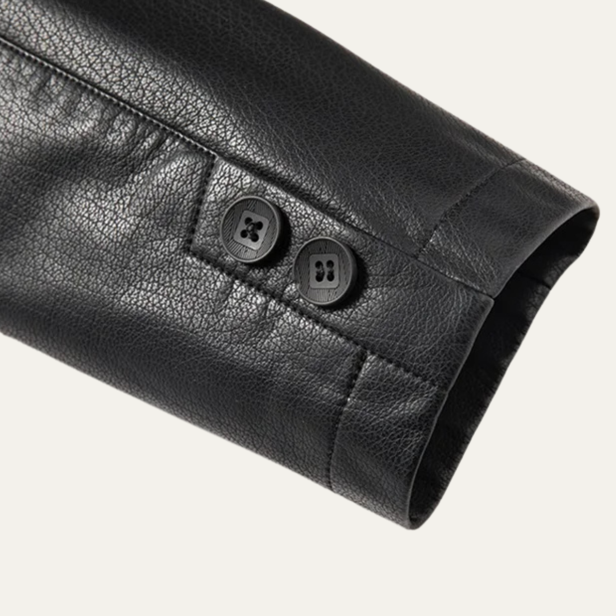 The Varenna Men's Slit Fit Casual Leather Blazer Jacket