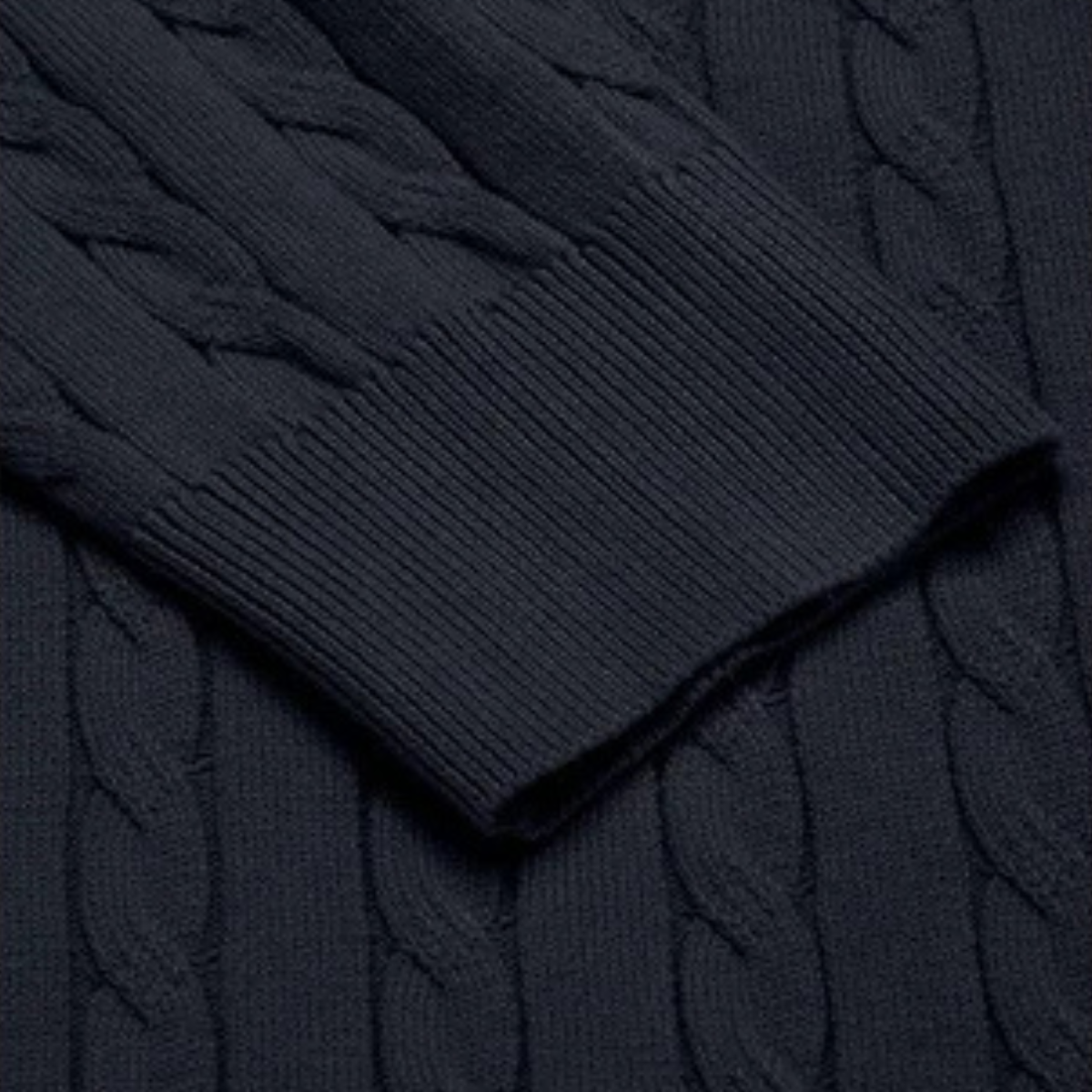 The Fort William Men’s Lightweight Classic Cable Knit Jumper