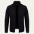 The Inverness Men's Elegant Fleece Knit Zip Cardigan with Pockets