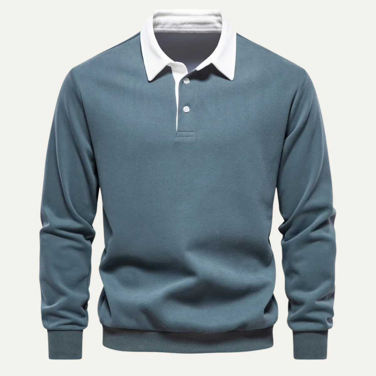 The Marlowe Men’s Casual Smart Polo Collar Jumper
