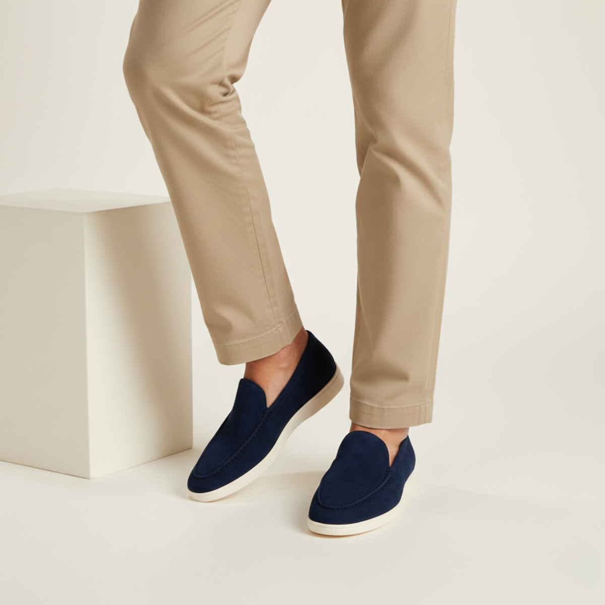 The Ashbourne Suede Loafers for Men