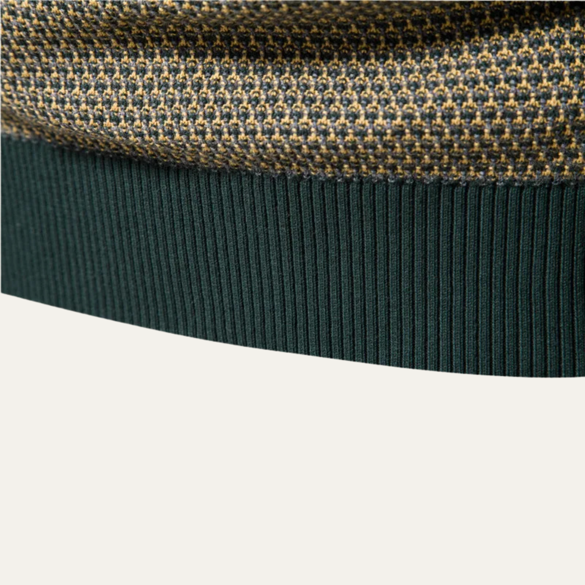 The Stratford Men’s Winter Knit Jumper with Contrast Trim