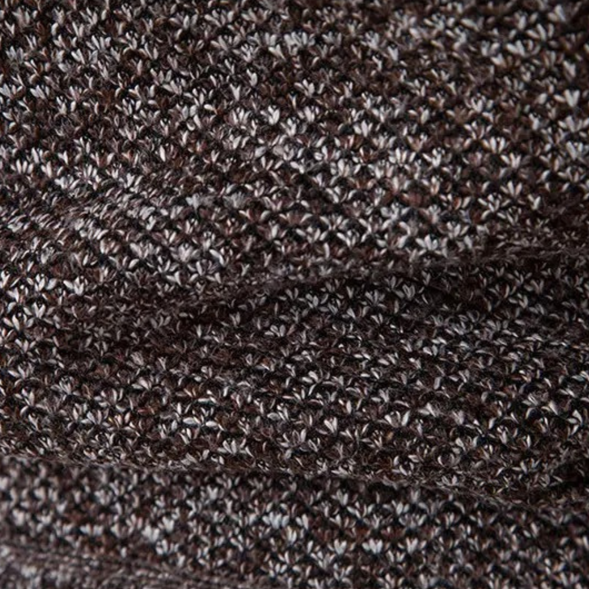 The Amalfi Men’s Knit Fleece Zip Cardigan with Diamond Pattern