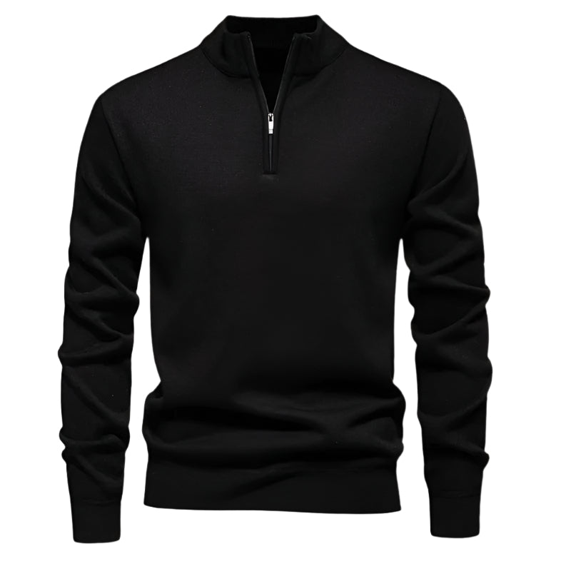The Warwick Quarter Zip Jumper-The British Gentlemen